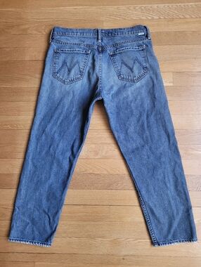 Mother The Cheeky Super Crop Three Times A Charm Jeans